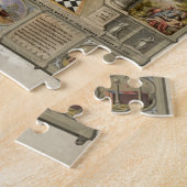 フリーメーソン会員のポートレートとしてジョージ・ワシントン、1867年 ジグソーパズル (側面)