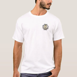 フリーメーソン会員の正方形およびコンパス Tシャツ