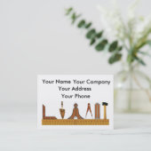 フリーメーソン会員カードの働き用具 名刺 (スタンド正面)