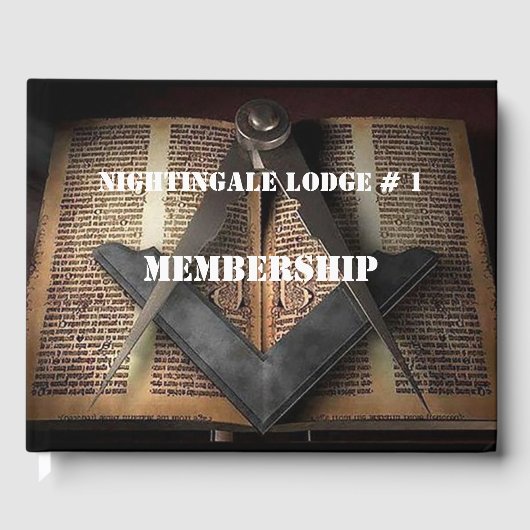 フリーメーソン会員名簿 ゲストブック (正面)