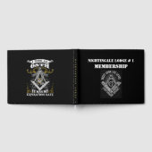 フリーメーソン会員名簿 ゲストブック (全面)