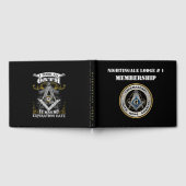 フリーメーソン会員名簿 ゲストブック (全面)