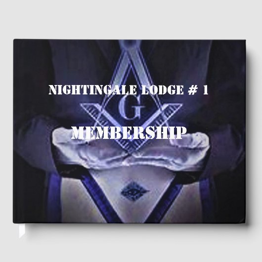 フリーメーソン会員名簿 ゲストブック (正面)