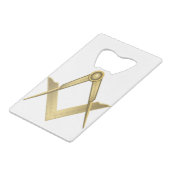 フリーメーソン会員 クレジットカード栓抜き (裏面アングル)