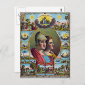 フリーメーソン会員 ポストカード (正面/裏面)