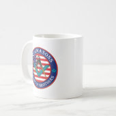 フリーメーソン会員-兄弟のバンド コーヒーマグカップ (正面左)