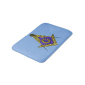 フリーメーソン会員(青い) バスマット (アングル)