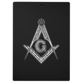 フリーメーソン会員(黒) クリップボード (裏面)