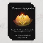 フリーメーソン同情カード (正面/裏面)