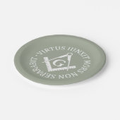 フリーメーソン徴候 ペーパープレート (アングル)