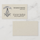 フリーメーソン徴候 名刺 (正面/裏面)