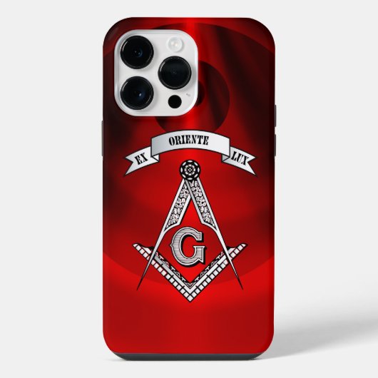 フリーメーソン徴候 iPhoneケース (裏面)