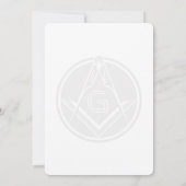 フリーメーソン招待状 – グランドマスターマソニックジュエル 招待状 (裏面)