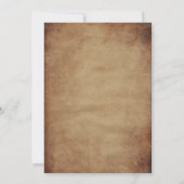 フリーメーソン素朴メーソンリーブラックマソニック 招待状 (裏面)