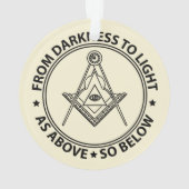 フリーメーソン記号 オーナメント (裏面)