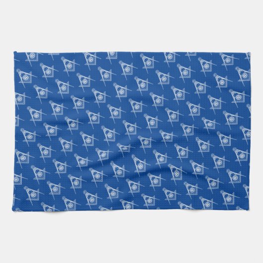 フリーメーソン記号 キッチンタオル (横)