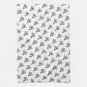 フリーメーソン記号 キッチンタオル (縦)