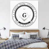 フリーメーソン記号 キャンバスプリント (インサイチュ (寝室))