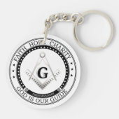 フリーメーソン記号 キーホルダー (裏面)