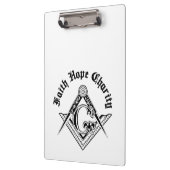 フリーメーソン記号 クリップボード (左)