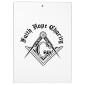 フリーメーソン記号 クリップボード (裏面)