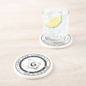 フリーメーソン記号 コースター (側面)