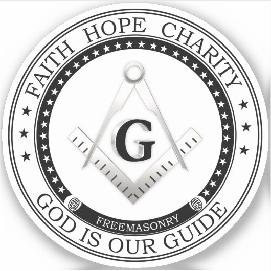 フリーメーソン記号 シール (正面)