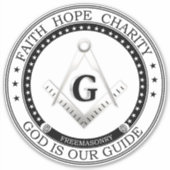 フリーメーソン記号 シール (正面)