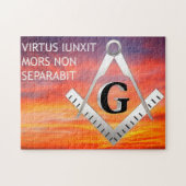 フリーメーソン記号 ジグソーパズル (横)