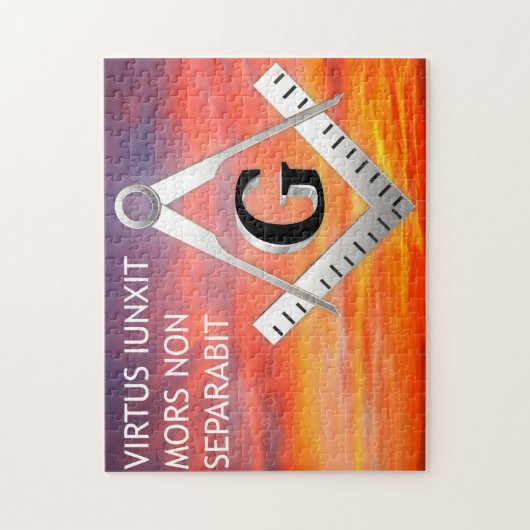 フリーメーソン記号 ジグソーパズル (縦)