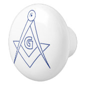 フリーメーソン記号 セラミックノブ (右)