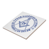 フリーメーソン記号 タイル (側面)