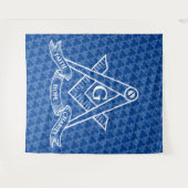 フリーメーソン記号 タペストリー (正面(横))