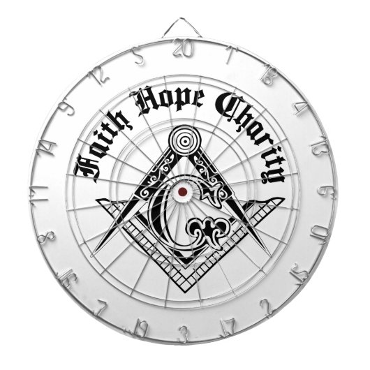 フリーメーソン記号 ダーツボード (正面)