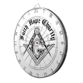 フリーメーソン記号 ダーツボード (正面右)