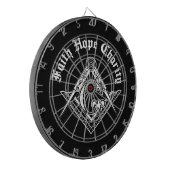 フリーメーソン記号 ダーツボード (正面左)