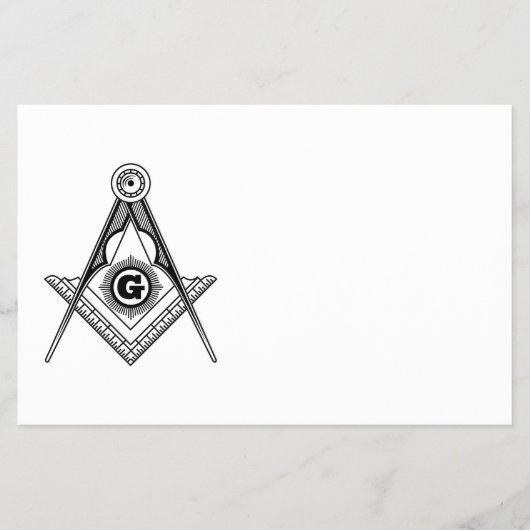 フリーメーソン記号 チラシ (正面)