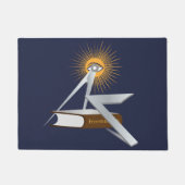 フリーメーソン記号 ドアマット (正面)