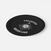 フリーメーソン記号 ペーパープレート (アングル)