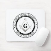 フリーメーソン記号 マウスパッド (マウス)
