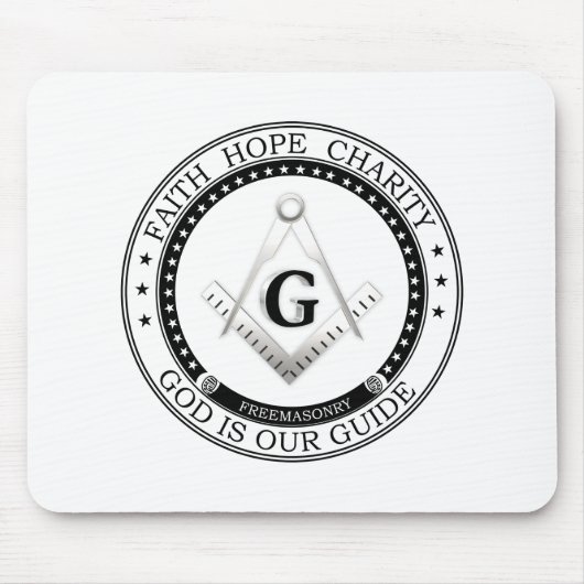 フリーメーソン記号 マウスパッド (正面)