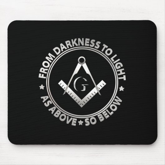 フリーメーソン記号 マウスパッド (正面)