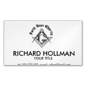 フリーメーソン記号 マグネット名刺 (正面)