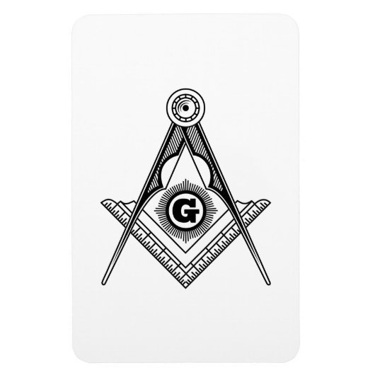フリーメーソン記号 マグネット (縦)