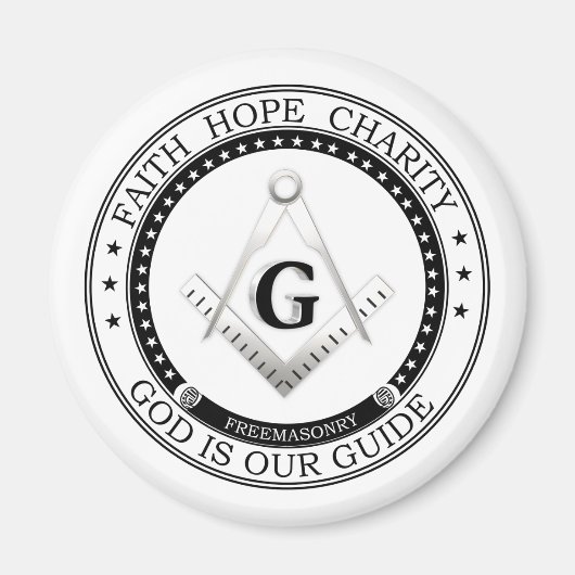 フリーメーソン記号 マグネット (正面)