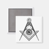 フリーメーソン記号 マグネット (正面/裏面)
