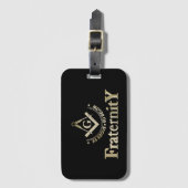 フリーメーソン記号 ラゲッジタグ (正面縦)