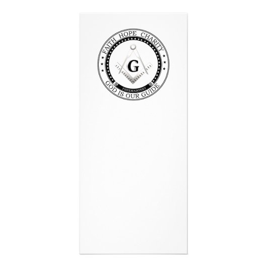 フリーメーソン記号 ラックカード (正面)