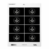 フリーメーソン記号 ラベル (フルシート)