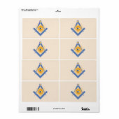 フリーメーソン記号 ラベル (フルシート)